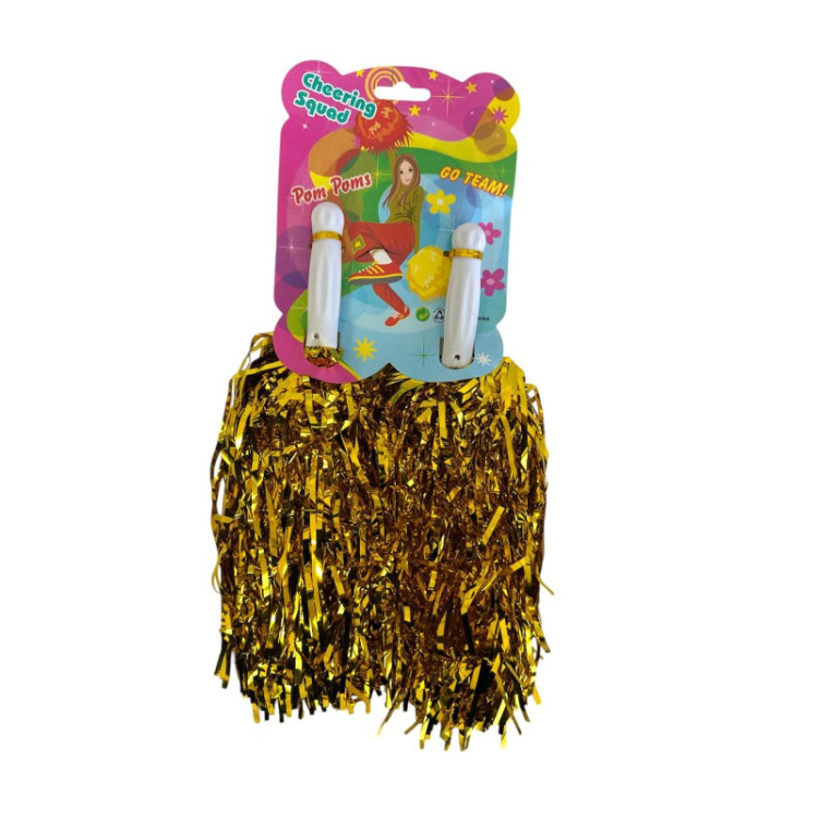 KAMP. VAGON 4094 ÇİFTLİ KARNAVAL PONPON ALTIN 12Lİ