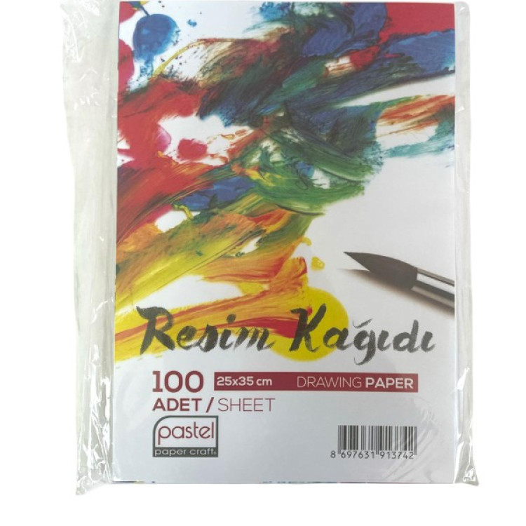 PASTEL RESİM KAĞIDI 100LÜ 25*35 *30