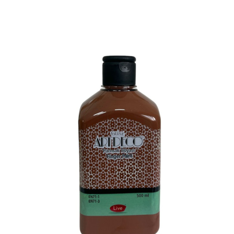 ARTDECO PARMAK BOYASI 500 ML KAHVERENGİ *36 >