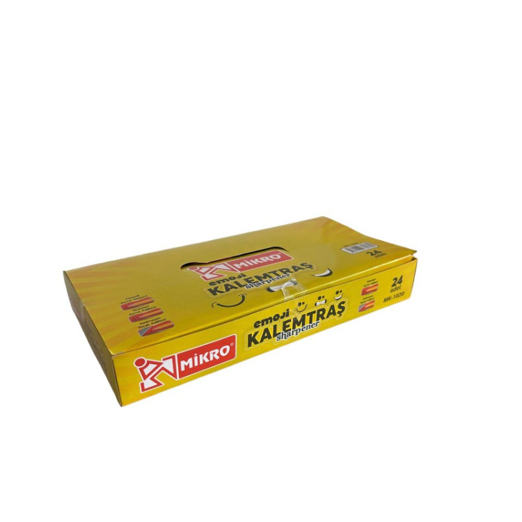 MİKRO MK-1020 EMOJİ KALEMTIRAŞ 24LÜ