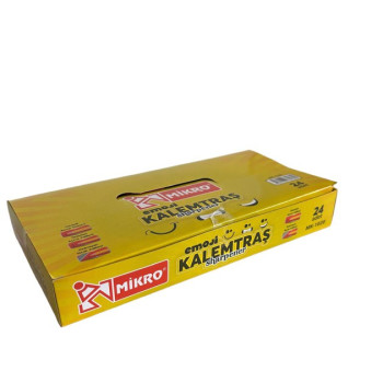 MİKRO MK-1020 EMOJİ KALEMTIRAŞ 24'LÜ