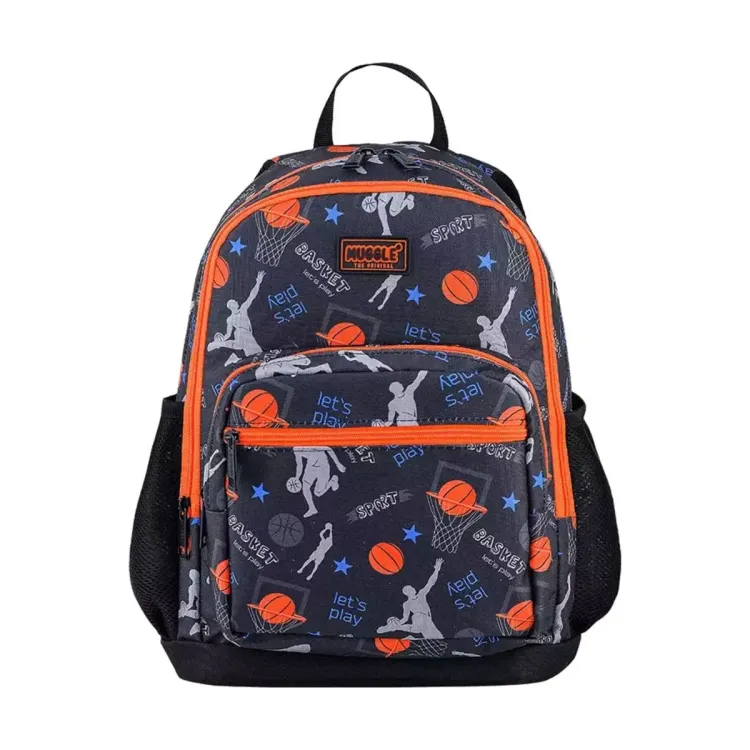 MUGGLE MU-0440 OT-BASKET SİYAH OKUL ÇANTASI