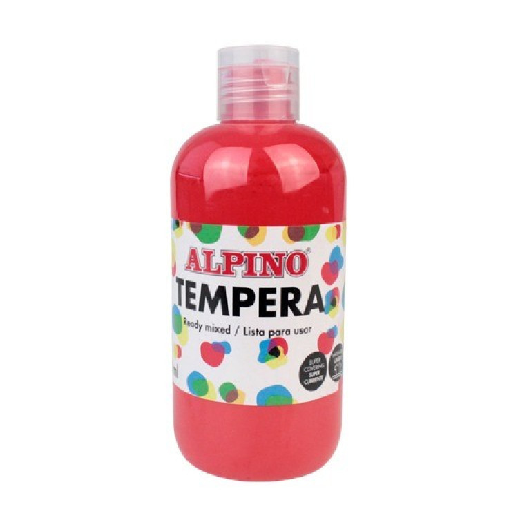 ALPINO DM-030180 TEMPERA SULU BOYA 250ML-KIRMIZI