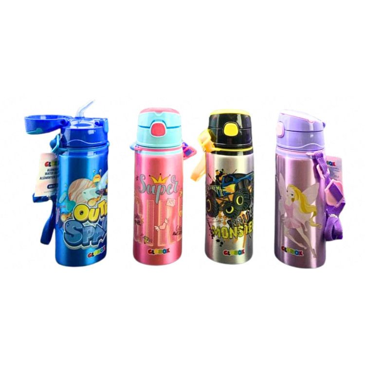 GLOBOX 3660 ALİMİNYUM MATARA 12'Lİ*4