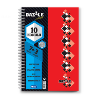 U-DEEP PP KAPAK AYRAÇLI DEFTER 7+3 250YP.*20 U-DEEP PP KAPAK AYRAÇLI DEFTER 7+3 250YP.*20