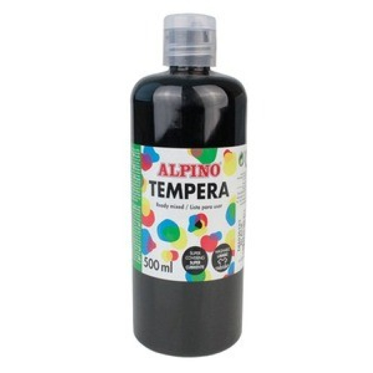 ALPINO DM-030183 TEMPERA SULUBOYA 500ML-SİYAH