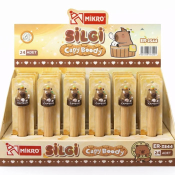MİKRO ER-2544 CAPY BOODY FİGÜRLÜ SİLGİ 24'LÜ