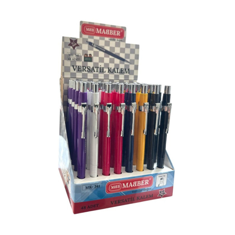 MABER MK-341 STANDLI VERSATİL KALEM 48Lİ