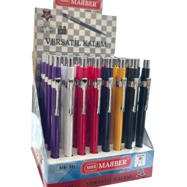 MABER MK-341 STANDLI VERSATİL KALEM 48Lİ