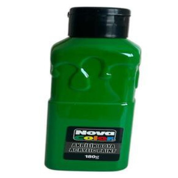 NOVA COLOR NC-1004 YEŞİL AKRİLİK BOYA 180 GR*72 NOVA COLOR NC-1004 YEŞİL AKRİLİK BOYA 180 GR*72