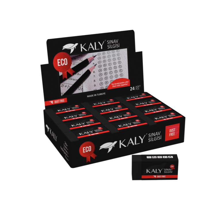 KALY ART.594 SİYAH SINAV SİLGİSİ 24'LÜ