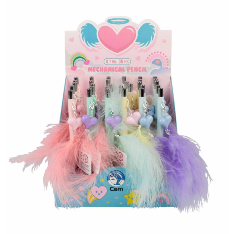 DOLPHIN DLP-CF-2308  VERSATİL KALEM TÜYLÜ 0.7MM 36LI