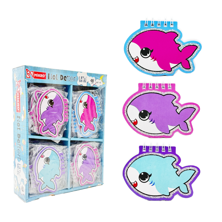 MİKRO NT-10 LİTTLE SHARK NOT DEFTERİ 48Lİ