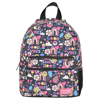 MUGGLE MU-9062 SMİLE SİYAH OKUL ÇANTASI