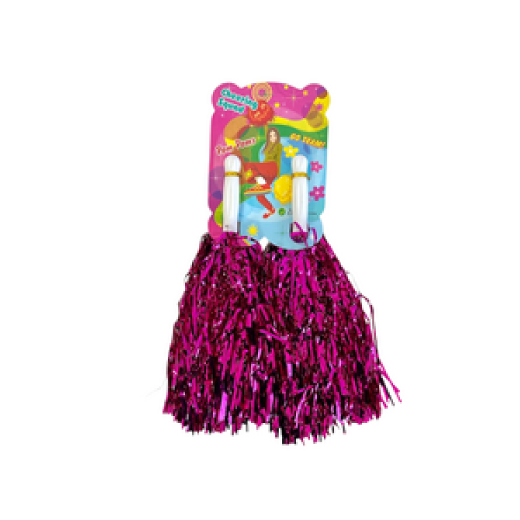 VAGON 4092 ÇİFTLİ KARNAVAL PONPON METALİK MACENTA 12'Lİ = *50
