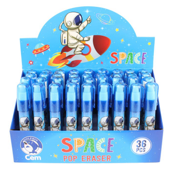 DOLPHIN SPC-6288 UZAY ROKET SİLGİ 36'LI PAKET DOLPHIN SPC-6288 UZAY ROKET SİLGİ 36'LI PAKET