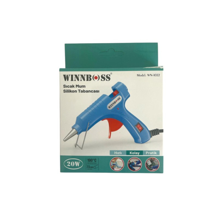 WINBOSS WN-1022 DÜĞMELİ SİLİKON TABANCASI 20WATT*100