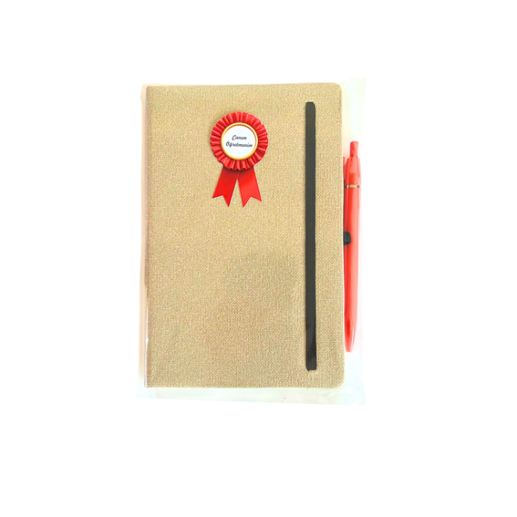 CANIM ÖĞRETMENİM ROZETLİ 14X20  KALEMLİ NOT DEFTERİ