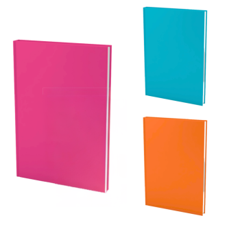 ELMA ELM-057 17X24 RENKKUŞAĞI CİLTLİ DÜZ DEFTER