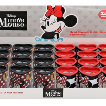 OTTO.40436B MINNIE METAL HAZNELİ ÇİFT BIÇAKLI KALEMTRAŞ ICON 24'LÜ ^ *16 OTTO.40436B MINNIE METAL HAZNELİ ÇİFT BIÇAKLI KALEMTRAŞ ICON 24'LÜ ^ *16