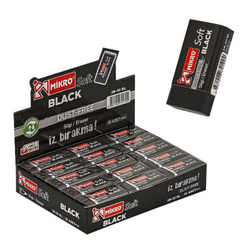 MİKRO 2B-30BL (SİYAH) SOFT SİLGİ MİKRO 2B-30BL (SİYAH) SOFT SİLGİ