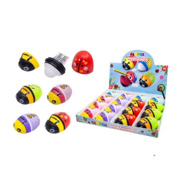 GLOBOX 3818 SİLGİ VE KALEMTIRAŞ SETİ 16'LI (UĞUR BÖCEĞİ)