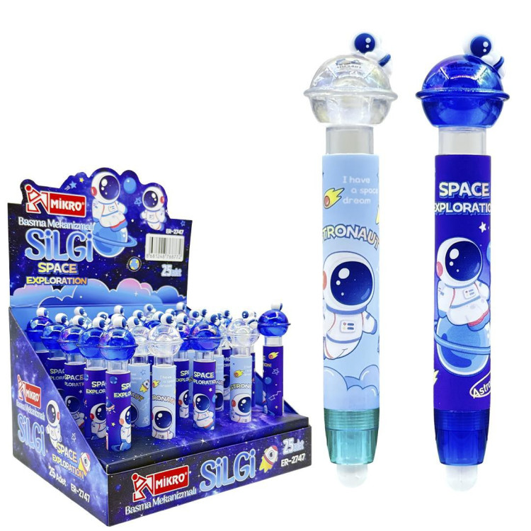 MİKRO ER-2747 BASMA MEKANİZMALI ERKEK SİLGİ 25Lİ