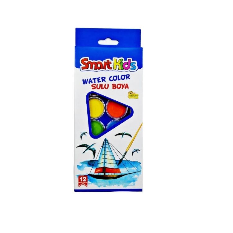 SMART KİDS 3566 SULU BOYA 12 RENK*144 >