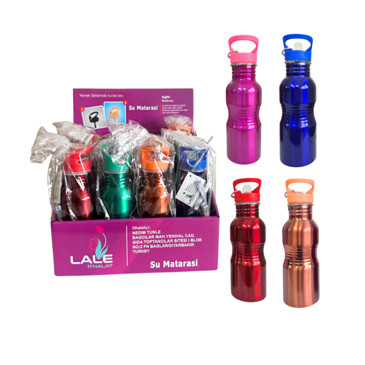 MYLEE 8-U ÇELİK MATARA 500ML 12Lİ PAKET >