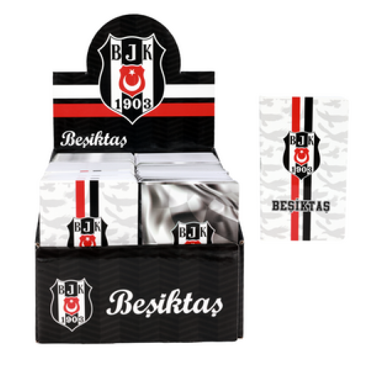729277 BEŞİKTAŞ BLOKNOT 8*13 KK TEL DKŞ. 68'Lİ STAND