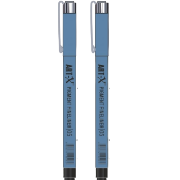 ART-X 19556-05 SİYAH ARTLİNE ÇİZİM KALEMİ 12'Lİ