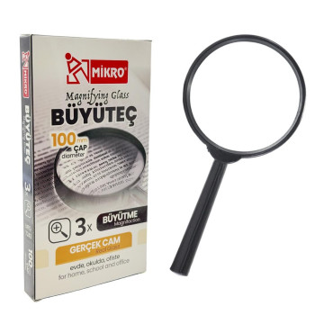 MİKRO MFG-7243-100 100MM BÜYÜTEÇ * 120 MİKRO MFG-7243-100 100MM BÜYÜTEÇ * 120