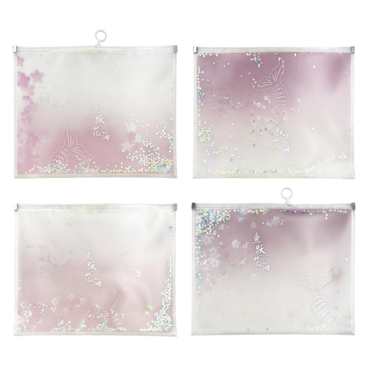 MİKRO DD-02 ÇİÇEK DESENLİ FERMUARLI DOSYA 12Lİ *40