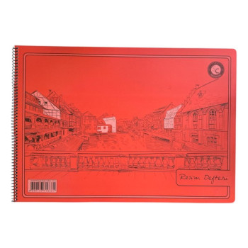 SİNGLE COLOR SP. PP KAPAK RESİM DEFTERİ 35*50 *5