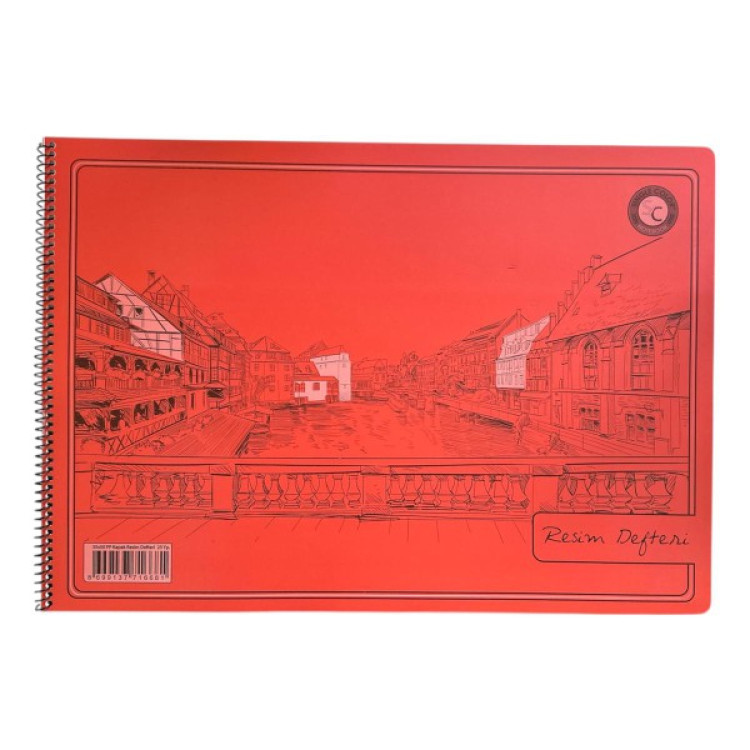 SİNGLE COLOR SP. PP KAPAK RESİM DEFTERİ 35*50 *5