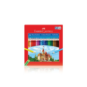 FABER C. 24 RENK TAM BOY KURUBOYA 6'LI