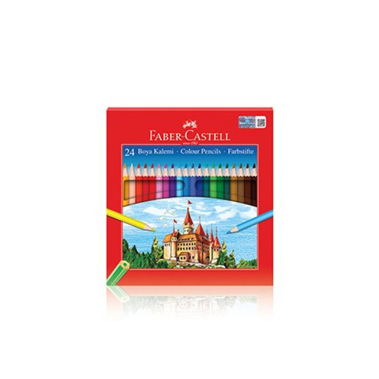 FABER C. 24 RENK TAM BOY KURUBOYA 6LI