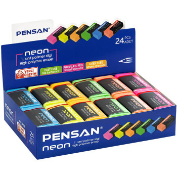 PENSAN PSS-24N NEON SİLİGİ 24'LÜ*36 PENSAN PSS-24N NEON SİLİGİ 24'LÜ*36