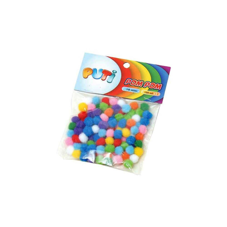 PUTİ PON PON 10MM 100 ADET 24LÜ *36