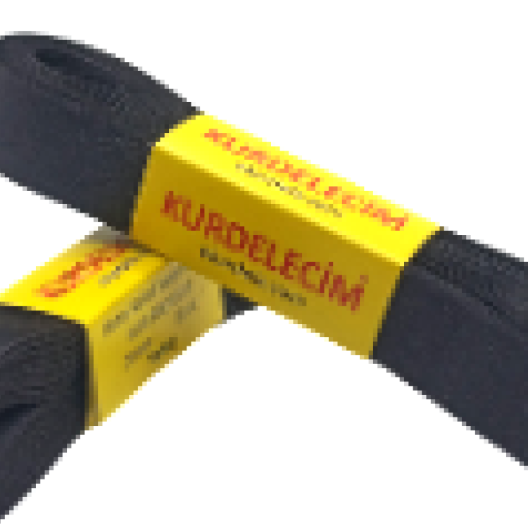 20 MM SİYAH KURDELECİM 5 Lİ