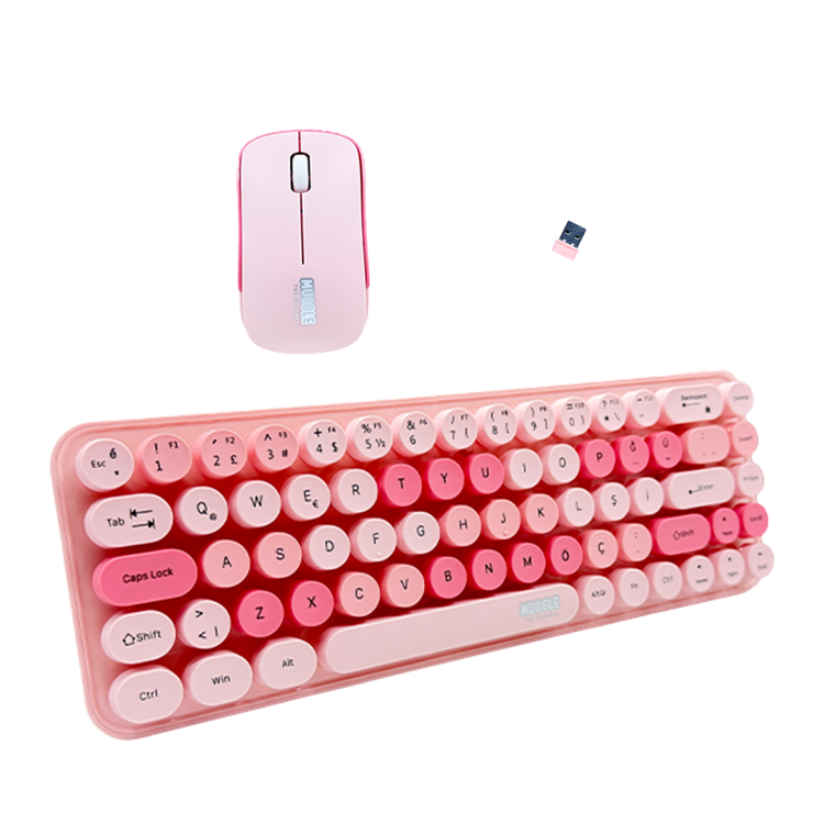 MUGGLE MU-1763 KLAVYE  MOUSE SETI-PEMBE
