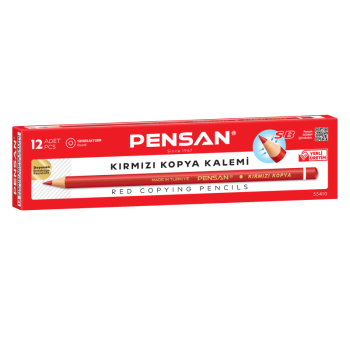 PENSAN KIRMIZI KOPYA KALEMİ 72'Lİ