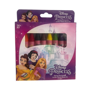 DISNEY JUMBO PASTEL BOYA 6 RENK 6 PAKET *72 ^