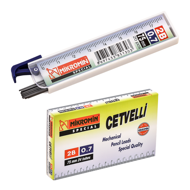 MİKRO M-750 CETVELLİ MİN 75MM 0.7MM 24LÜ PAKET *100