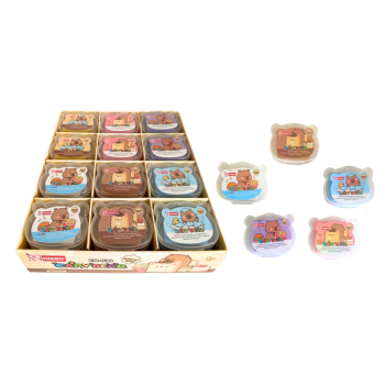 MİKRO ER-539 CAPYBEAR KUTULU HAMUR SİLGİ 36'LI PAKET >