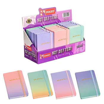 MİKRO A6-04 STANDLI ÇİZGİLİ NOT DEFTERİ 24'LÜ MİKRO A6-04 STANDLI ÇİZGİLİ NOT DEFTERİ 24'LÜ