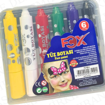 FCX YÜZ BOYASI 6 RENK*144