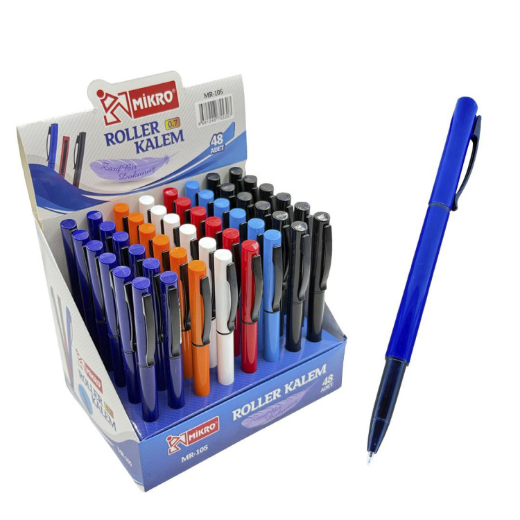 MİKRO MR-105 ROLLER KALEM KARIŞIK 0.7MM 48Lİ
