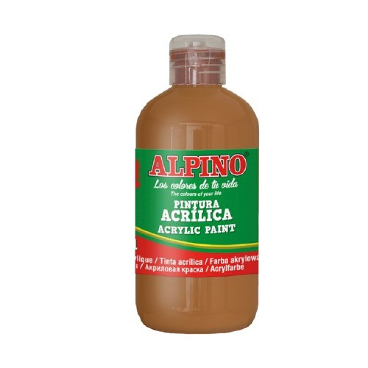 ALPINO DM-030180 TEMPERA SULU BOYA 250ML-KAHVERENGİ