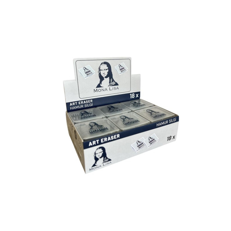 MONALİSA ER-1103 GRİ HAMUR SİLGİ 18Lİ *40